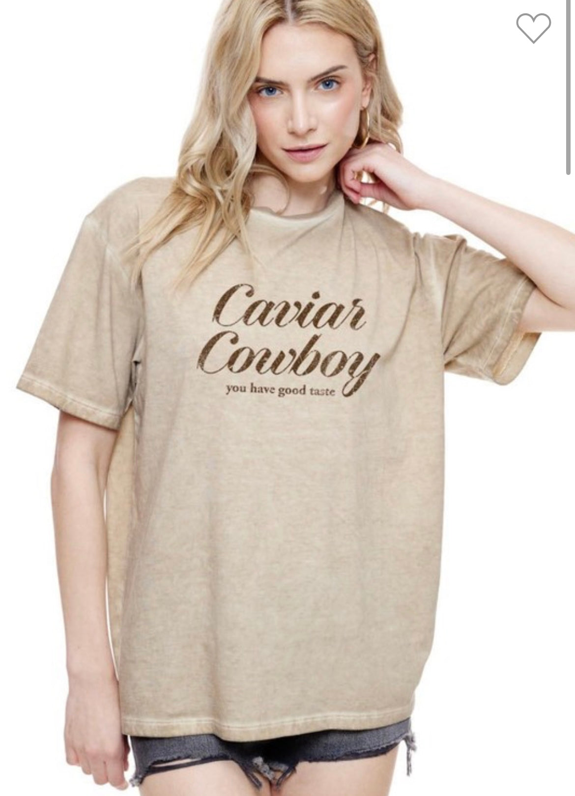 Zutter caviar cowboy graphic tee