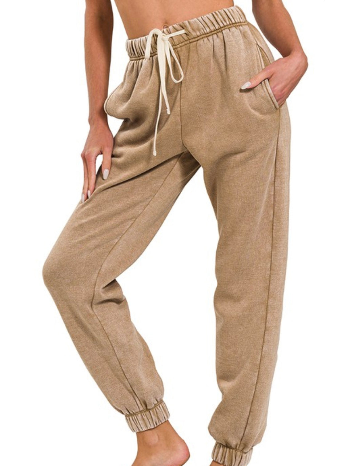 Zenana acid washed sweatpants