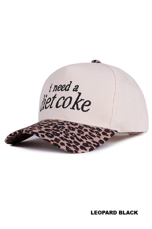 I Need A Diet Coke Cheetah Trucker