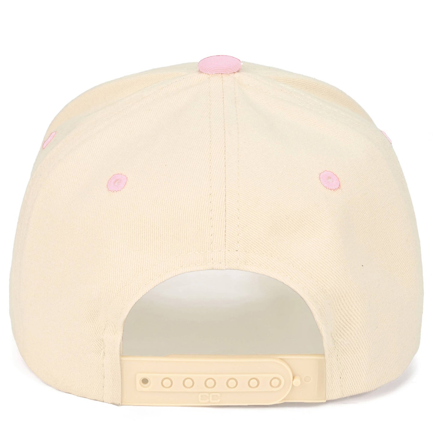 C.C TOO PRETTY TO WORK Letter on Two Tone Trucker Hat