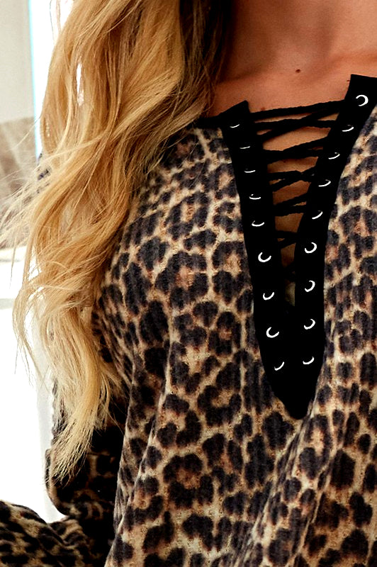 Moonshot Lacey Leopard Top