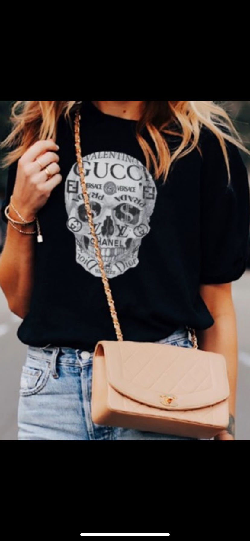 Couture To The Skull Tee