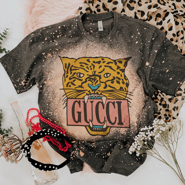 Bleached Tiger T-shirt