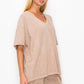 MineralWash VNECK everyday Tshirt HT4166