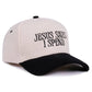 Jesus Saves I Spend Two Tone Corduroy Trucker
