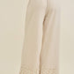 Mineral Washed Flower Daisy Trim LongLeg Pants HP6016P1