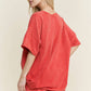 MineralWash VNECK everyday Tshirt HT4166