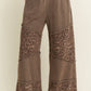J.her Mineral Washed Leopard tier Sweatpants