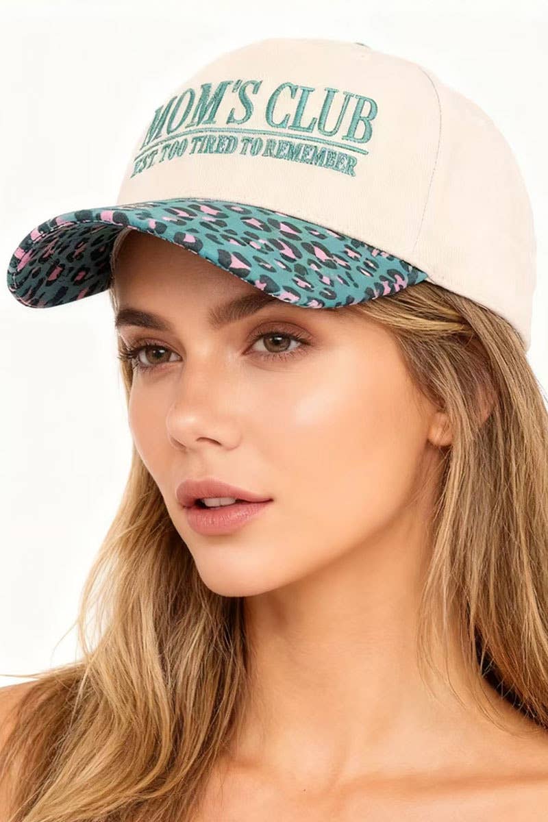 ..Mom's Club Two Tone Canvas Trucker