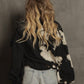 Blue buttercup tie dye French terry Jacket