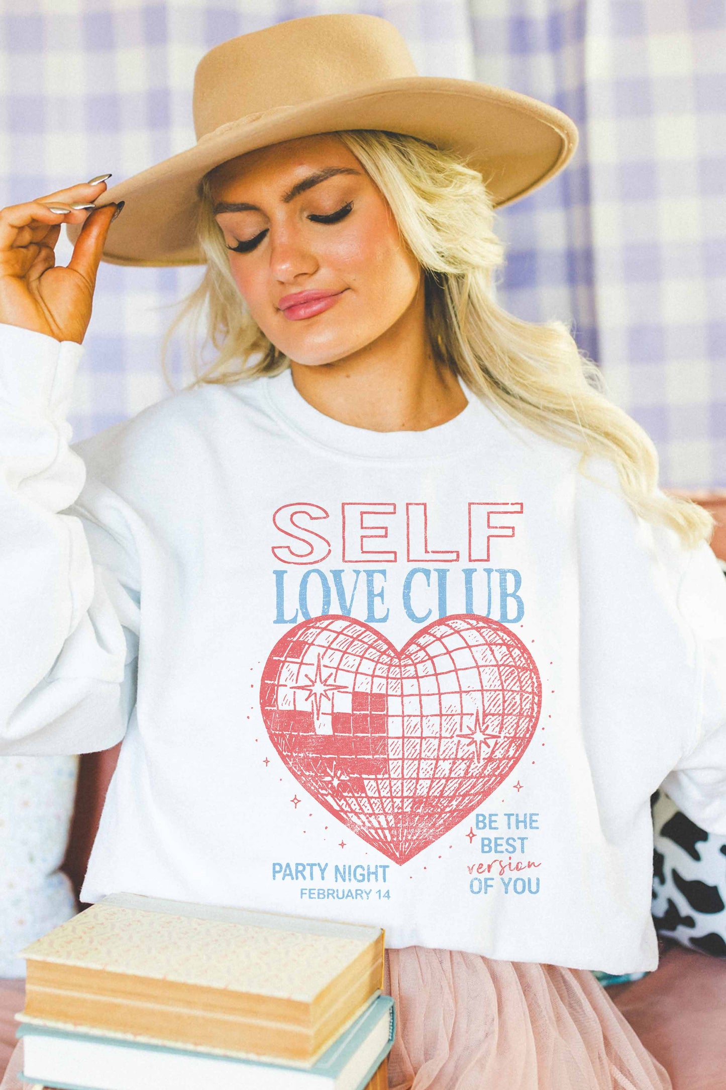 Good Day Street SELF LOVE CLUB OVERSIZED SWEATSHIRT