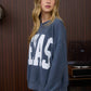 J.O.A TEXAS LONG SLEEVE KNIT TOP