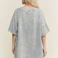 MineralWash VNECK everyday Tshirt HT4166