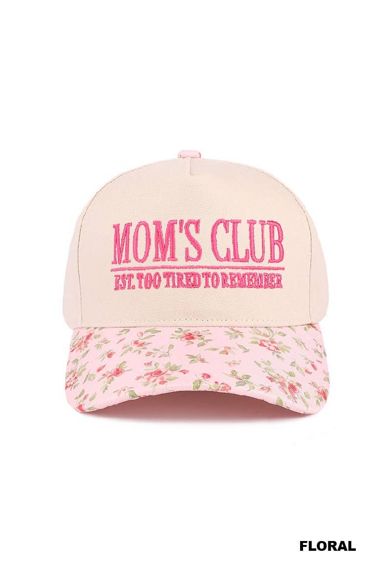 ..Mom's Club Two Tone Canvas Trucker
