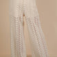 Very J Cotton Lace Bohemian Cargo Pants