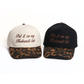 PUT IT ON MY HUSBAND'S TAB embroidery Leopard Brim Hat