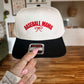 Baseball Mama Bow Hat