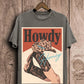 Lotus Howdy Honey leopard Graphic T-shirt