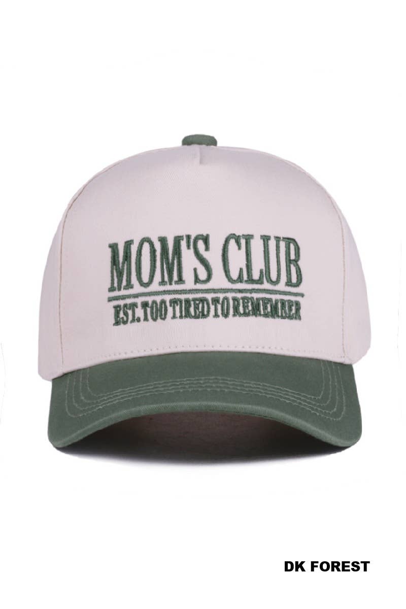 ..Mom's Club Two Tone Canvas Trucker