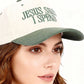 Jesus Saves I Spend Two Tone Corduroy Trucker