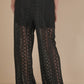 Very J Cotton Lace Bohemian Cargo Pants