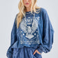 Mineral Washed Free Spirit Graphic sweatshirt HT4150P6