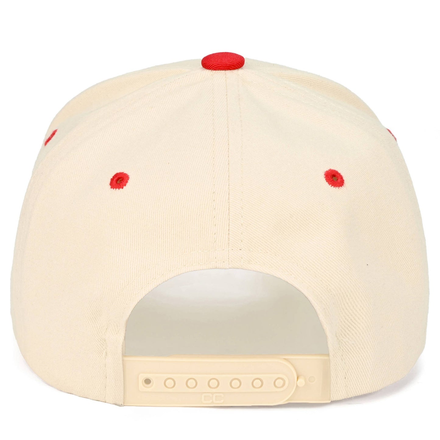 C.C AMERICAN DARLIN' Letter on Two Tone Trucker Hat