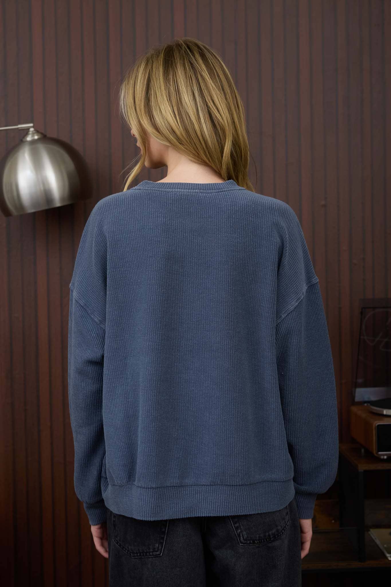 J.O.A TEXAS LONG SLEEVE KNIT TOP