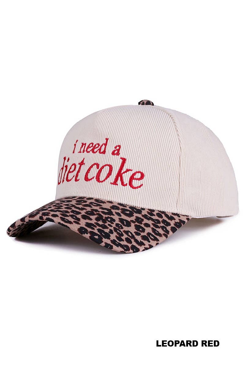 I Need A Diet Coke Cheetah Trucker