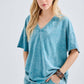 MineralWash VNECK everyday Tshirt HT4166