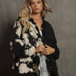 Blue buttercup tie dye French terry Jacket