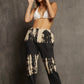 BlueButterCup Tan & Black Tie Dye Sweat Pants