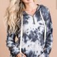 BIBI Tie Dye Zipper Hoodie