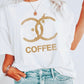 Chanel coffee Graphic Tee