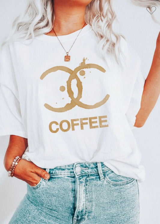 Chanel coffee Graphic Tee