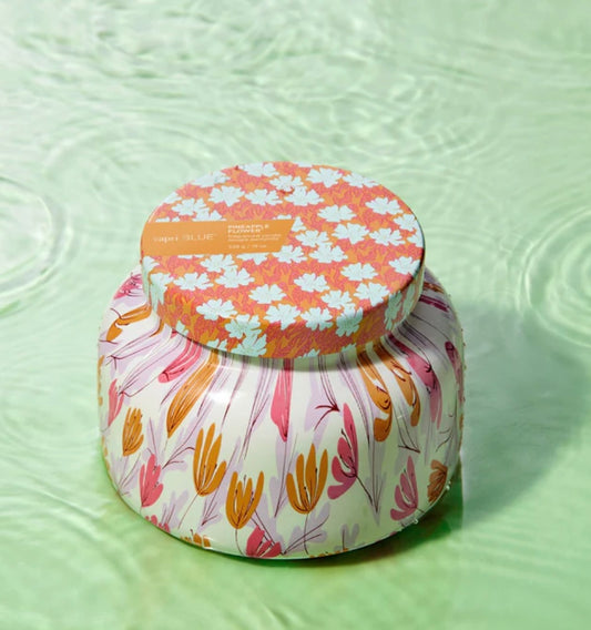 Capri blue pineapple flower pattern play 19oz