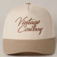 Vintage Cowboy Trucker Hat