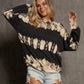 BlueButterCup Tan & Black Tie Dye Crewneck Sweatshirt