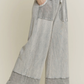 J. Her mesh acid wash pant silver grey.