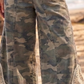 Lovlov camo lace tulip trim cargo pants