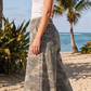 Lovlov camo lace tulip trim cargo pants