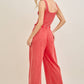 Mineral Washed Flower Daisy Trim LongLeg Pants HP6016P1