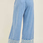 Mineral Washed Flower Daisy Trim LongLeg Pants HP6016P1