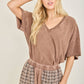 MineralWash VNECK everyday Tshirt HT4166