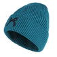 Black Bow Embroidered Cuff Beanie