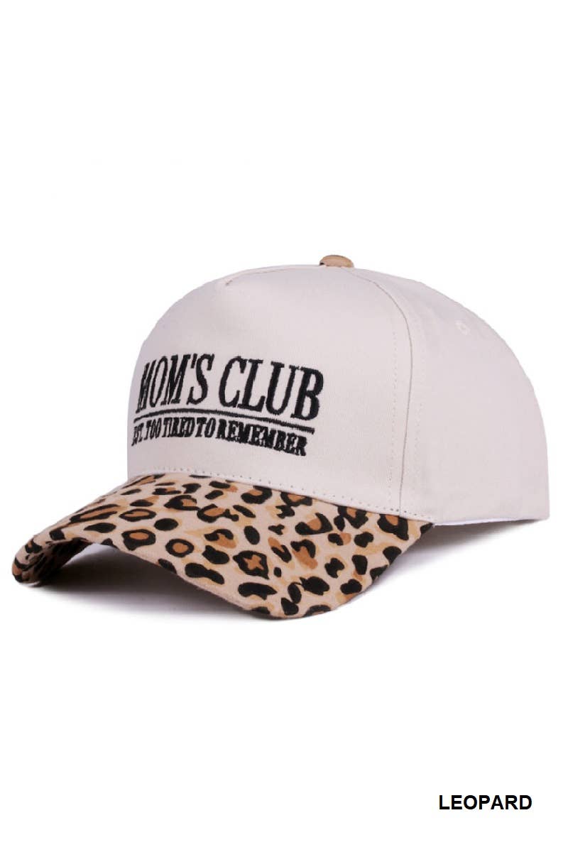 ..Mom's Club Two Tone Canvas Trucker