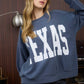 J.O.A TEXAS LONG SLEEVE KNIT TOP