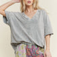 MineralWash VNECK everyday Tshirt HT4166