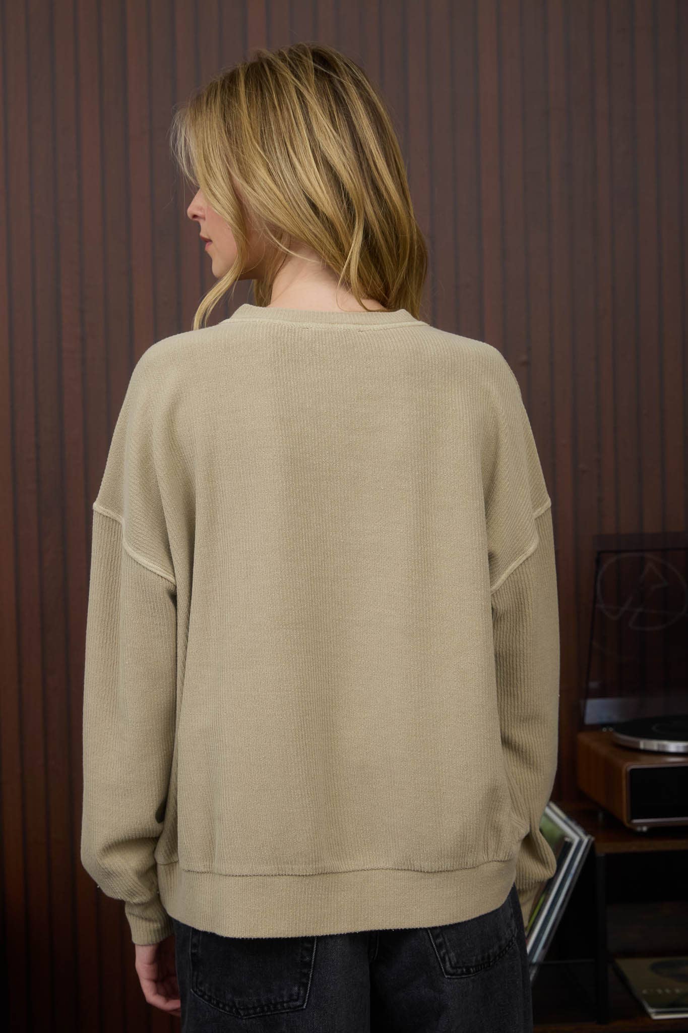 J.O.A TEXAS LONG SLEEVE KNIT TOP