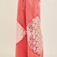 J. Her Mineral Washed Red Floral Lace Pants HP7046
